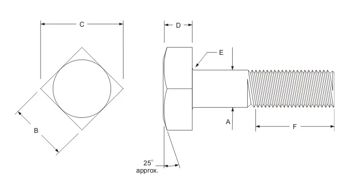 Bolt Dimensions Baden Steelbar Bolt Corp